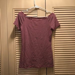 Red & white striped shirt